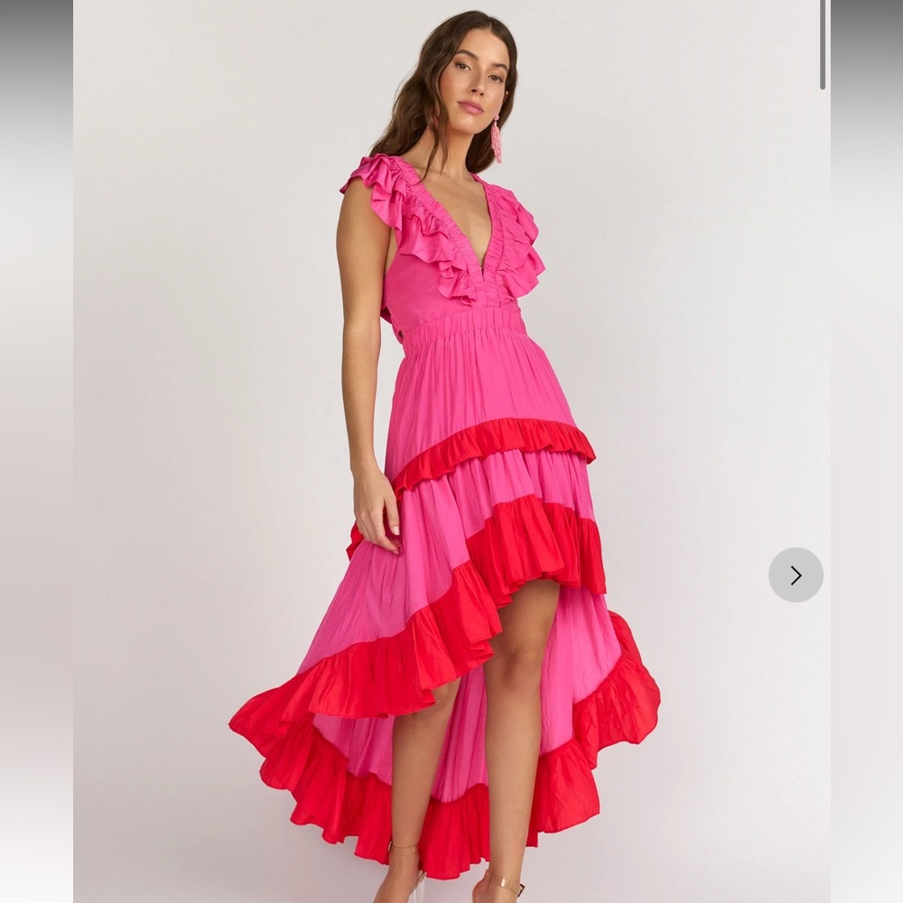 Petal & Pup Pink and Red Sundress